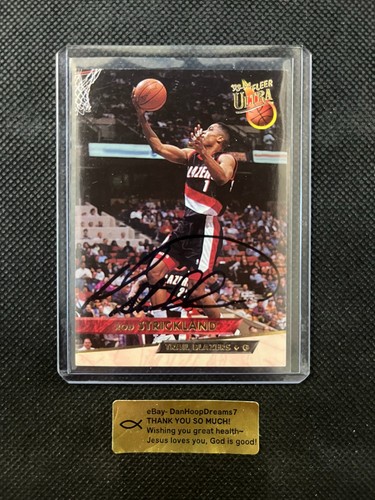 Rod strickland autographed - strickland,