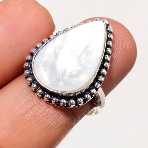 Bague pierre précieuse - , nacre