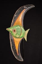 Figurines De Poisson Bozo Anciennes Africaines Burkina Faso Afrique 96