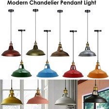 Abat-jour en métal de style rétro industriel vintage suspendu au plafond