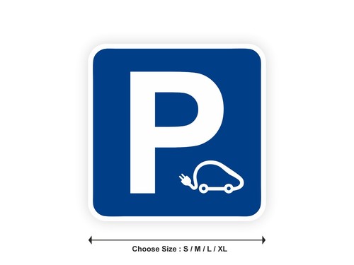 Sticker panneau parking - panneau,