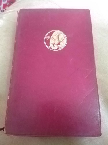Red leather bound - red,