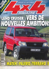 4X4 MAGAZINE N°179 LAND CRUISER /PAJERO 2.8 TD GLX /TERRANO II TDI SR / DEFENDER