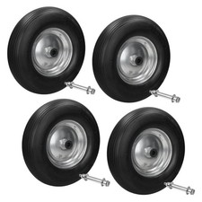 4x 15" Roue brouette PU
