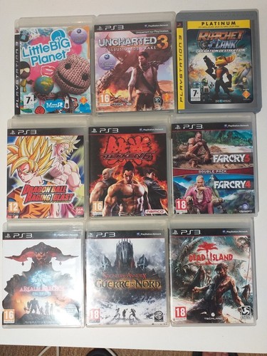 Lot jeux ps3 sony - lot,