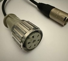Neumann Vintage swivel mount connector for U47 microphone,femal connector to 7 P