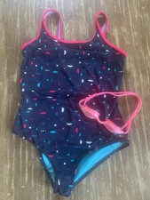 Maillot de bain 1 pièce 14 ans nabaiji + lunettes nation 