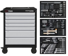 Kraftwerk LT LINE Servante d'atelier LT700, 7 tiroirs, 259-pcs.