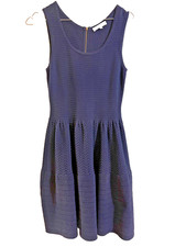 SANDRO robe bleu marine sans