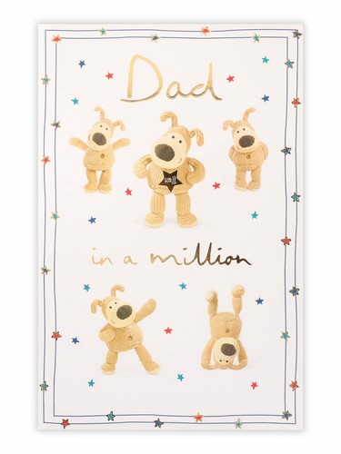 Carte fête des pères Boofle