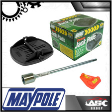 Caravane Cric Bloc Angle Stable Support Coussinets (4),19mm Vitre Outil + Spirit