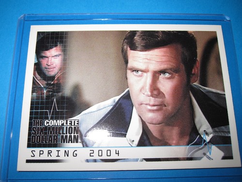 Six million dollar man - dollar, card
