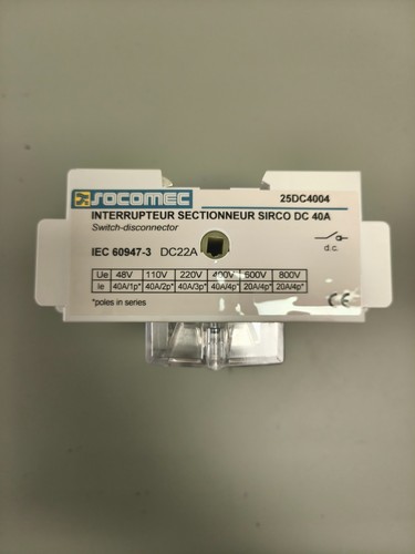 Socomec 25dc4004 amp - socomec, 40