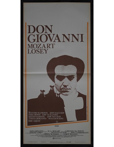 Affiche don giovanni - affiche, losey