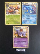 Carte Pokémon 3 Rare / Divers Série HGSS / BE-TBE-EXC FR / Lot 67A