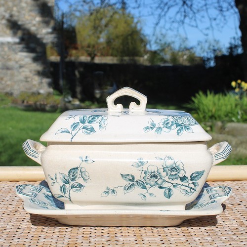 Ancienne saucière faïence - en,