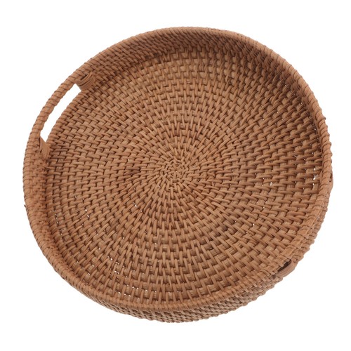 Plateau rotin panier de - en,