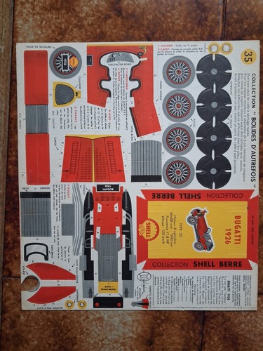 Rare planche bugatti - rare,