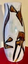 vase céramique décor de faon