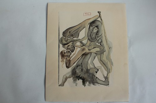 Salvador dali lithographie - dali, la