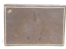 ?? ANCIEN SOUS MAIN DE BUREAU ECRITOIRE RANGE DOCUMENT MAROQUIN CUIR