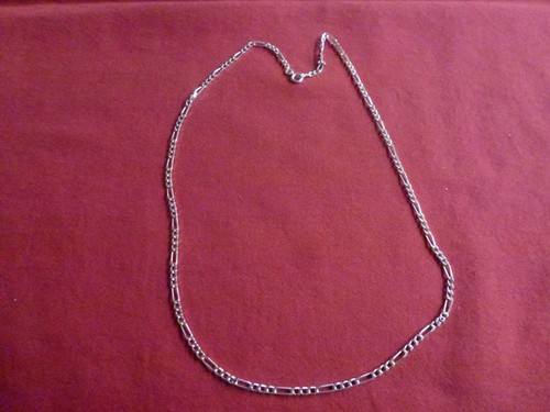 Collier argent massif maille - collier,