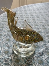 Poisson en verre soufflé coloré 