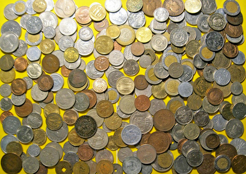 Monde bon kilo de monnaies - 1,