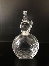 Rare Flacon Parfum Panthère Cartier Bouchon Panthère en Verre Hauteur 12cm