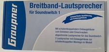 Haut-parleurs bande étroite pour module soundswitch 1 2384 Graupner