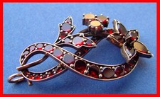 Pendentif En Grenat, Tombak, Vers 1900 Z223