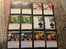 Lot Cartes Magic Spiderman 60 Cartes Noir Bleu Vert Cimetière VF Mint 12 Rares