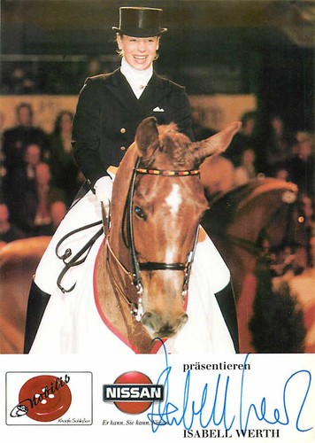 Isabell werth autograph card - autograph,