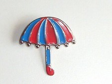 Broche PARAPLUIE Rouge et Bleu