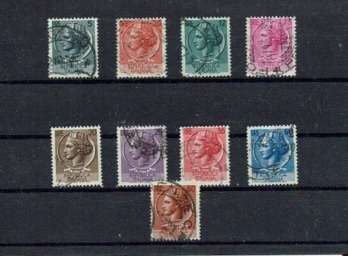 Lot timbres francs italie - italie, "