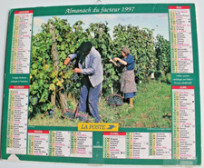 ALMANACH   FACTEUR    PTT   1997