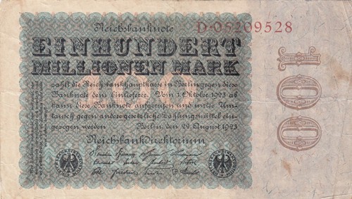 Billet allemagne 100 - ,
