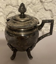 MOUTARDIER ANCIEN EN  MÉTAL