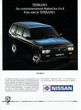 Publicité Advertising 099  1991  Nissan  le Terrano 4x4  V6