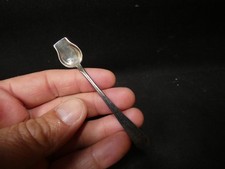 Cuillère à sel en argent massif poinçon Vieillard  nov6