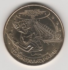 A 2010 TOKEN MEDAILLE MONNAIE DE PARIS -- 77 N°24 DISNEYLAND DISNEY DONALD DUCK
