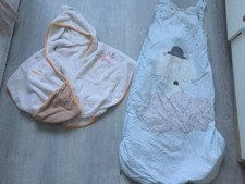 Gigoteuse 18-36 mois Verbaudet + cape de bain TBE