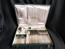 Christofle / Ménagère 35P en métal argenté / Modèle Spatours / Art Déco