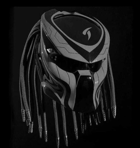 Casque moto predator avec - predator,