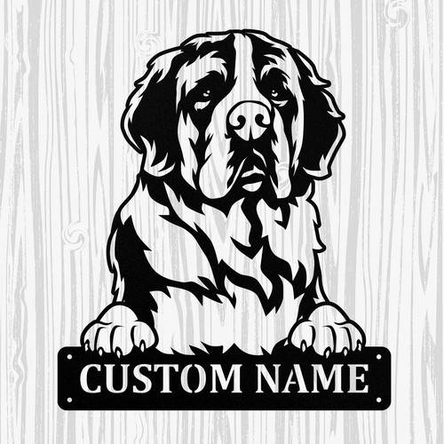 Personalized saint bernard - personalized,