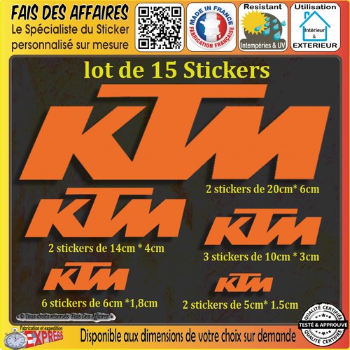 Lot stickers autocollant - 15,