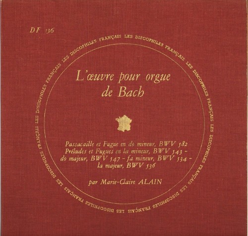 Marie claire alain bach - alain,,