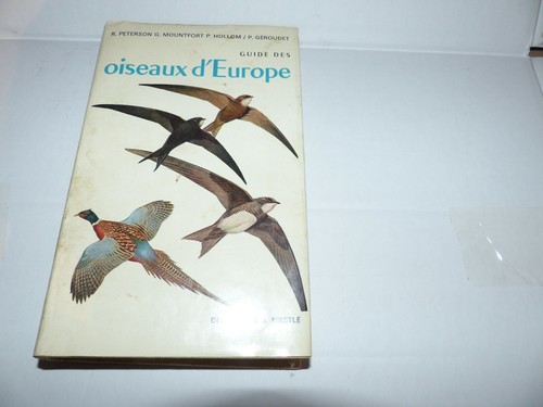 Guide des oiseaux - d'europe,