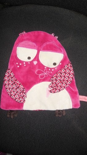 Doudou plat chouette hibou - chouette,