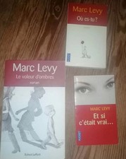 📚 Lot de 3 livres de Marc Levy en bon état :Le voleur d’ombres (édition...